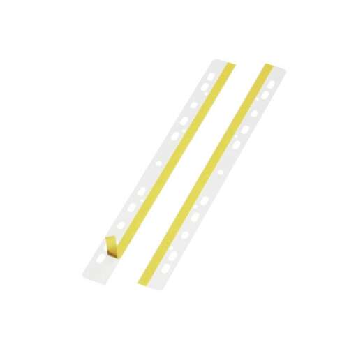 Tartós A4 öntapadó lefűzőcsík, 50 db/csomag, lyukasztás nélküli dokumentumkötéshez