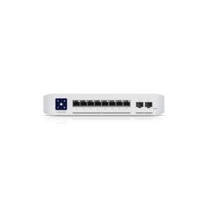 Switch PoE Ubiquiti UniFi USW-Enterprise-8-PoE cu 8 porturi 2,5 GbE și 2 porturi SFP+ - Module switch