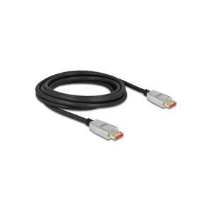 Cablu Delock 87042 DisplayPort 8K 60Hz, negru, 3 metri - Porturi Display