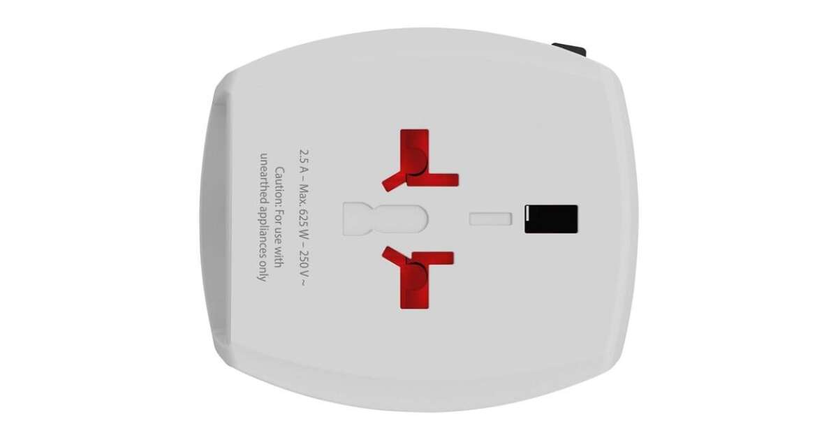 Skross MUVUSB-A-C Încărcător USB/Type-C cu intrare pentru încărcător Adaptor de călătorie mondial 107829154