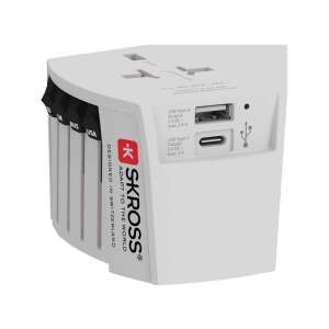 Skross MUVUSB-A-C Universal-Reiseadapter mit USB- und Typ-C-Ladeanschlüssen - Skross