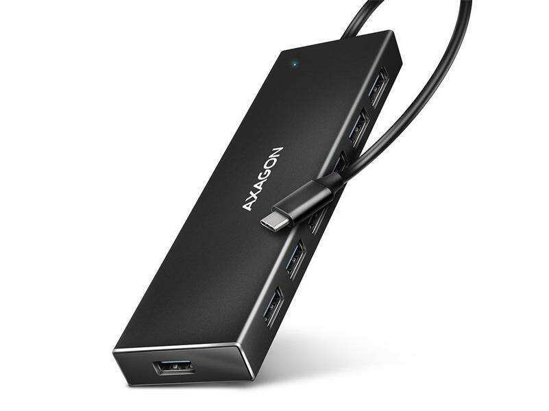 Axagon HUE-F7C SuperSpeed USB-C FLAT CHARGING hub