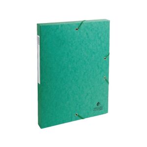 Exacompta A4 2,5cm grüner Karton Gummibox 127509602 - Exacompta