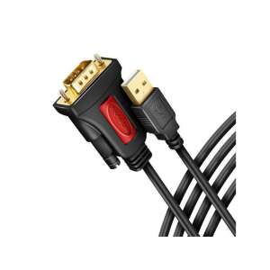 Cablu adaptor Axagon ADS-1PSN USB-serial, negru, mufă 9 pini la mufă USB tip A - Cabluri seriale