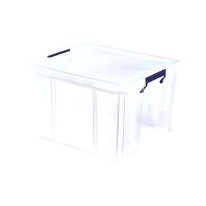 Fellowes ProStore 48 Liter durchsichtige Aufbewahrungsbox mit Deckel - Lagerung & Organisation