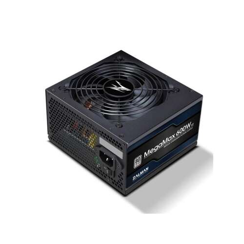 Zalman MegaMax ZM600-TXII(V2) 600W 80+ ventillátorral dobozos tápegység 107831026
