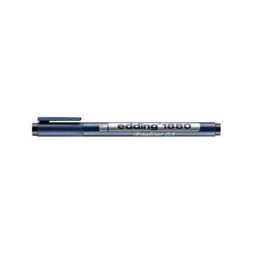 Edding 1880 Drawliner 0.5 Schwarzer Fineliner