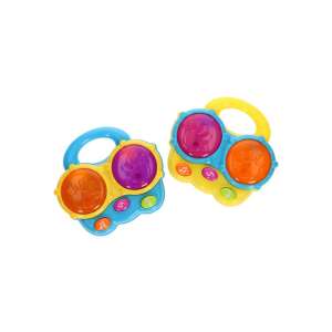 Baby Musik-Trommelspielzeug, bunt, zwei Trommeln, leuchtet, Soundeffekte - Nonbrand Entwicklungsspiele für Kinder im Kindergartenalter