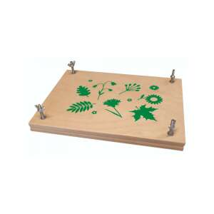 PlayBox Pflanzenpresse aus Holz, 31,8x21,5cm, zum Pressen von Blumen und Blättern - Wissenschaftliche und Entdeckerspiele