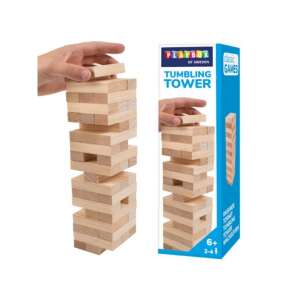 PlayBox: Joc arcade Jenga din lemn 107831986 - Jocuri si jucarii creative