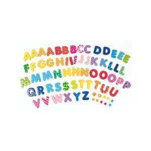 Playbox: Mágneses 60 db-os színes betuk szett 107831999 - Playbox