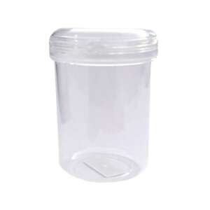 PlayBox 38x58mm átlátszó műanyag tárolóedény csavaros tetővel - Tárolódoboz & kosár