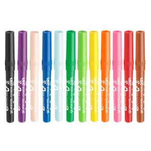 BIC Kids Visicolor XL zmywalne flamastry, 12 sztuk - Filctoll
