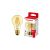 LED lámpa , égő , izzószálás hatás , filament , E27 foglalat , 4.5 Watt , meleg fehér , borostyán sárga , TOSHIBA , 5 év garanci 107833284