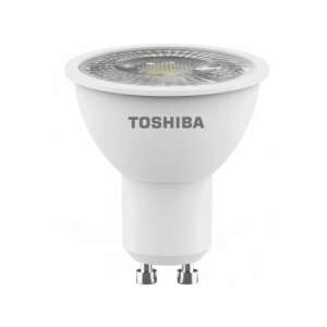LED lámpa , égő , szpot , GU10 foglalat , 7 Watt , 36° , természetes fehér , dimmelhető , TOSHIBA , 5 év garancia