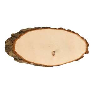 Felie de scoarță de lemn de 28 cm pentru realizarea de plăcuțe de casă - Inscripții din lemn & elemente decorative