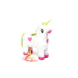 Einhorn Piñata, weiße Einhorn-förmige Piñata für Partydekoration - Partyzubehör