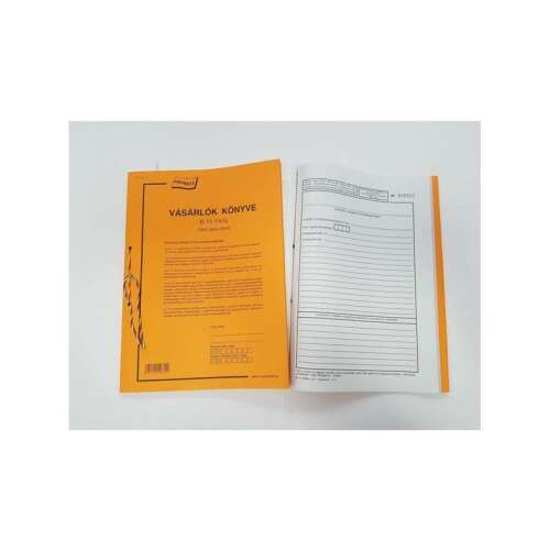 Office Depot B.11-1/V/UJ A4 25x2lap álló vásárlók könyve, nyitott könyv