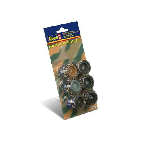Revell Militärfarben-Set, 6 Farben, 14ml pro Farbe