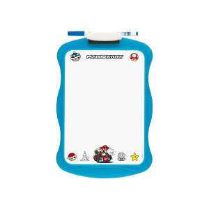 Tablă de șters uscată BIC Super Mario Kart, albastră, cu marker - Table de conferinta