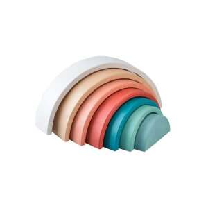 Pastellfarbener Holz-Regenbogen Stapelspielzeug für Kleinkinder und Vorschulkinder - Babywalker, Lauflernhilfen und Entwicklungsspiele für Kleinkinder