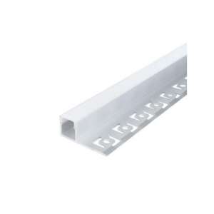 Alumínium profil LED szalaghoz , csempéhez , 2 méter/db , szürke , MATT fedővel , 4 db végzáróval , Optonica 107832781 - Lámpa & Világítás