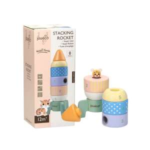 Jouéco® - Drvena raketna kula 107834075 - Igračka za bebu