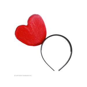 Wiemann Piros Szív Hajpánt, Valentin napi hajdísz - Widmann