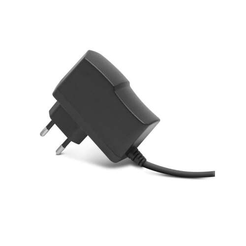 Delight DC 12V 500mA Netzteil, schwarz, schräge Ansicht