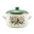 Zománcozott lábas fedővel, 22 cm, 4,8 L, Oliva mintával, Perfect Home
