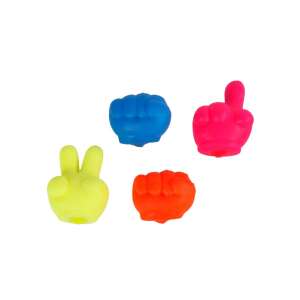 Stresszoldó kéz játékok, 4 db-os készlet, vegyes színek, nyomkodható játékok, fidget játékok, szorongásoldó - Stresszlabda