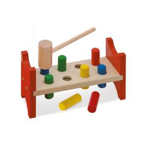 Jucărie Eichhorn cu ciocan din lemn, joc cu ciocan și țăruși, jucărie cu ciocan și țăruși, set cu ciocan și țăruși, jucărie cu ciocan din lemn pentru bebeluși, joc cu ciocan și țăruși pentru bebeluși, jucărie cu ciocan și țăruși pentru bebeluși, set cu ciocan și țăruși pentru bebeluși - Premergatoare și Jocuri de dezvoltare pentru copii mici