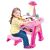 Child using Pepita XXL 3in1 pink projector drawing table, kids art and learning