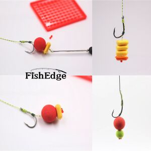 Комплект куки FishEdge, за риболов на шаран, 6 бр 143614116 - Предварително завързана кука