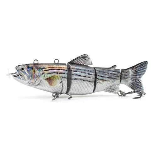 Elektrischer selbstfahrender Kunstköder, FishEdge, Länge, 9 cm, 20 Gramm, Silber