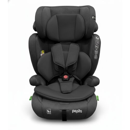 Pepita 2in1 convertible ISOFIX I-Size safety child seat 9-36kg 76-150cm #black 146529583