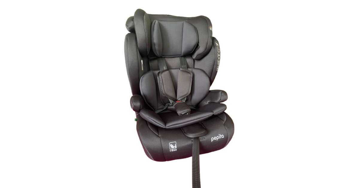 Pepita 2in1 ISOFIX I-Size sigurnosno sjedalo za djecu 76-150cm #crno
108397306