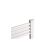 Corner detail of Deltacalor Electro BASIC white towel radiator