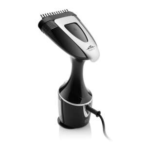 ETA Naomi handheld garment steamer, black and silver, 1500W, 264ml water tank, 15 minutes steaming time - Steam iron