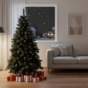 Pepita Snowy lifelike, extra-thick pine cone with artificial base 1,5M 143735284 - Home & Garden