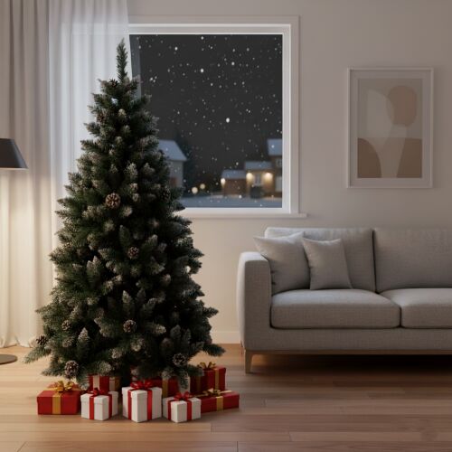 Pepita Snowy lifelike, extra-thick pine cone with artificial base 1,5M 143735284