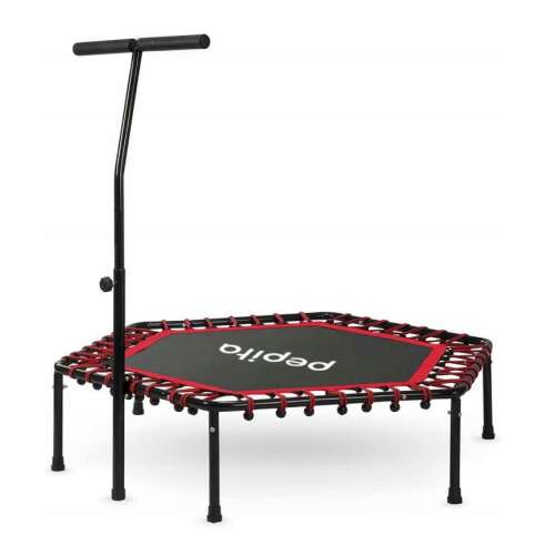 Pepita Fitness trampolína s rukoväťou 127cm #červená