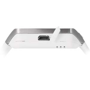 Fehér AlphaOne DZ okosóra, oldalnézet a töltőporttal - Műszaki cikk & Elektronika