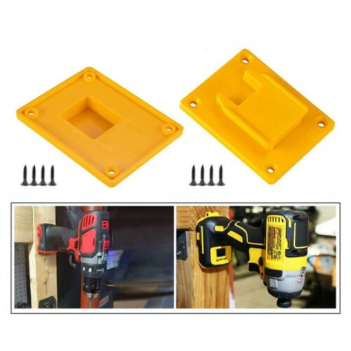 Dewalt 18V Li-ion akkumulátoros fúró fali konzol fúróval, 2 db-os, sárga - Szerszám és alkatrész rendszerező