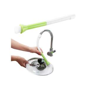 Konyhai csaptelep kefe hosszabbítóval, mosogató kefe edényekhez, lábosokhoz és serpenyőkhöz, könnyen használható, rugalmas, elérhető a nehezen elérhető helyekre - Nonbrand Csaptelep