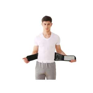 Mágneses deréköv turmalinnal, M méret, hátfájás enyhítésére - Mágneses deréköv