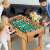 Pepita mini table football, brown, 70x62x37cm, family playing