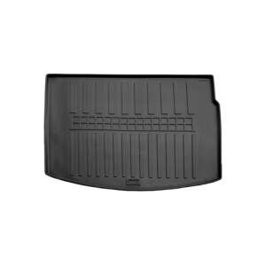 Black rubber boot mat for Renault Megane III Combi (2008-2015) - Trunk mat