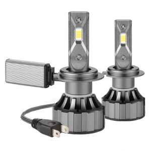 2 db H7 LED izzó, Canbus, 120W, 6000LM, IP68, hibamentes, fehér-fehér fény, hibátlan, fehér-fehér fény.