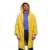 BSP Guard Easy Fit yellow raincoat with hood, size XL, front view